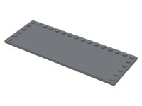 LEGO part Tile, Modified 6 x 16 with Studs on Edges 6205