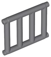 LEGO onderdeel Bar 1 x 4 x 3 Grille with End Protrusions (62113)