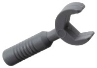 LEGO onderdeel Minifigure, Utensil Tool Open End Wrench - 6-Rib Handle 6246e