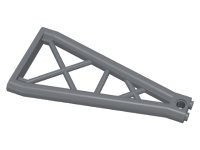LEGO part Support 1 x 6 x 10 Girder Triangular 64449