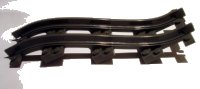 LEGO part Train, Track Plastic, Narrow, Ramp, 5 Bricks Elevation 85977