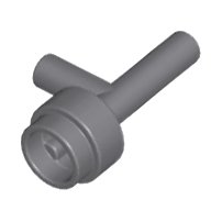 LEGO part Minifigure, Utensil Space Gun / Torch - Without Grooves (86208)