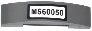 LEGO onderdeel Slope, Curved 4 x 1 x 2/3 Double with 'MS60050' Pattern (Sticker) - Set 60050 (93273pb036)