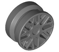 LEGO onderdeel Wheel 11mm D. x 6mm with 8 'Y' Spokes 93595