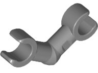LEGO part Arm Skeleton, Bent with Clips (Horizontal Grip) 93609