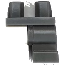 LEGO part Hips and 1 Dark Bluish Gray Medium Left Leg, 1 White Medium Right Leg 970dm01
