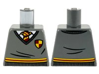 LEGO onderdeel Torso Harry Potter Sweater and Tie, Gryffindor Stripe and Shield Pattern 973pb4122
