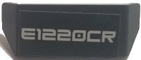 LEGO onderdeel Vehicle, Spoiler with Bar Handle with 'E1220CR' Pattern (Sticker) - Set 70615 98834pb16