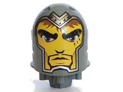 LEGO onderdeel Large Figure Head with Adric, Sir Pattern (bb0153pb13)