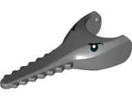 LEGO onderdeel Shark Head Sawfish with Black Eyes and White Pupils Pattern bb0783pb01