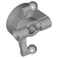 LEGO part Technic, Steering Wheel Hub Holder with 2 Pin Holes and 2 Tow Ball Arms (11949)