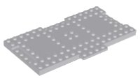 LEGO part Brick, Modified 8 x 16 x 2/3 with 1 x 4 Indentations and 1 x 4 Plate 18922