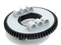 LEGO part Technic Turntable 60 Tooth with Black Top (18939 / 18938) 18939c01