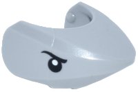 LEGO part Shark Head with Rounded Nose with Black Eyes and White Full Circle Pupils Pattern 20512pb05