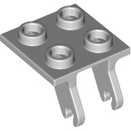 LEGO part Piatto, Modificato 2 x 2 Sottile con Supporto Ruota Singola Aereo 2415