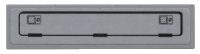 LEGO onderdeel Tile 1 x 4 with Service Door with Two Handles on Gray Background Pattern (Sticker) - Set 7743 2431pb0486