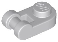 LEGO part Placa, Redonda 1 x 1 con Asa de Barra 26047