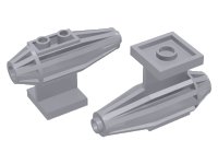 LEGO part Engine, Strakes, 2 Top Studs, 2 x 2 Bottom Tile 30358