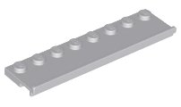 LEGO onderdeel Plaat, Aangepast 2 x 8 met Deur Rail (30586)