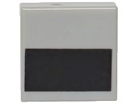 LEGO part Piastrella 1 x 1 con Motivo Striscia Rettangolo Nero 3070pb389