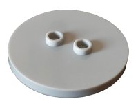 LEGO part Tile, Round 4 x 4 with 2 Hollow Studs 32627