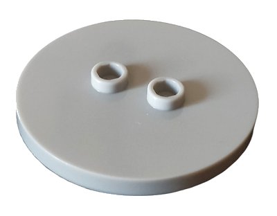 LEGO onderdeel Tile, Round 4 x 4 with 2 Hollow Studs (32627)