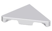 LEGO part Tuile, Modifiée 2 x 2 Triangulaire (35787)