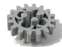 LEGO part Technic, Gear 16 Tooth - Axle Hole with Open Sides 4019