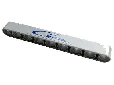 LEGO onderdeel Technic, Liftarm Thick 1 x 9 with Dark Blue 'Chiron' Pattern (Sticker) - Set 42083 (40490pb054)