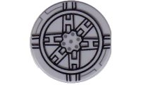 LEGO part Tile, Round 2 x 2 with Black SW Tie Fighter Pattern 4150pb086