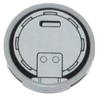 LEGO part Tile, Round 2 x 2 with Filler Cap Pattern (Sticker) - Set 60021 4150pb139