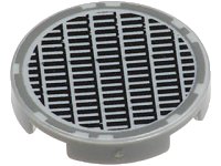 LEGO onderdeel Tile, Round 2 x 2 with Fine Mesh Grille Manhole Cover Pattern 4150ps4