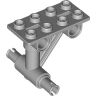 LEGO part Plate, Modified 2 x 4 Thin with Bottom Struts to Pins 42608
