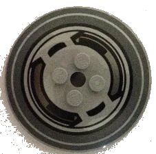 LEGO onderdeel Dish 6 x 6 Inverted (Radar) - Solid Studs with SW AT-TE Pattern (44375bpb01)
