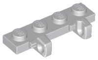 LEGO onderdeel Hinge Plate 1 x 4 Locking Dual 1 Finger on Side 44568