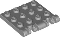 LEGO part Hinge Plate 3 x 4 Locking Dual 2 Fingers, 9 Teeth 44570