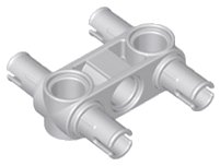LEGO part Technic, Pin Connector Perpendicular 3L with 4 Pins (48989)