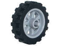 LEGO part Wheel 15mm D. x 6mm City Motorcycle with Black Tire 21mm D. x 6mm City Motorcycle (50862 / 50861) 50862c01