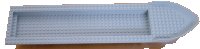 LEGO onderdeel Boat, Hull Unitary 51 x 12 x 6, Top 54101