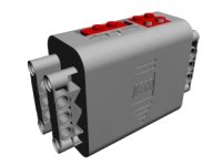 LEGO part Electric 9V Battery Box 4 x 11 x 7 with Red Switch 54950c01