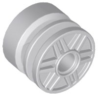 LEGO part Wheel 18mm D. x 14mm with Pin Hole, Fake Bolts and Shallow Spokes 55981