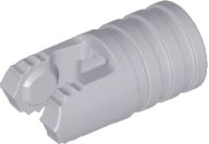 LEGO part Hinge Cylinder 1 x 2 Locking with 2 Fingers, 7 Teeth and Axle Hole on Ends without Slots 57360