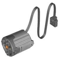 LEGO part Electric, Motor 9V Power Functions XL with Dark Bluish Gray Bottom 58121c01