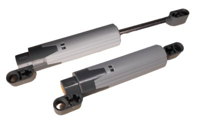 LEGO onderdeel Technic Linear Actuator with Dark Bluish Gray Ends, Type 1 (61927c01)