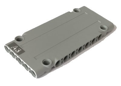 LEGO part Technic, Panel Plate 5 x 11 x 1 with 'A3' Pattern (Sticker) - Set 42082 (64782pb030)
