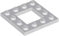 LEGO part Plate, Modified 4 x 4 with 2 x 2 Open Center 64799