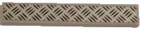 LEGO part Tile 1 x 6 with Silver Tread Plate Pattern (Sticker) - Sets 60081 / 60097 6636pb103