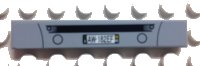 LEGO part Tile 1 x 6 with Air Intake and 'AW-182EF' Pattern (Sticker) - Set 8654 6636pb113