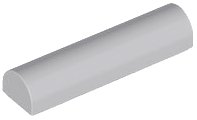 LEGO part Slope, Curved 1 x 4 x 2/3 Double (79756)