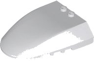 LEGO part Windscreen 6 x 7 x 1 1/3 (80222)